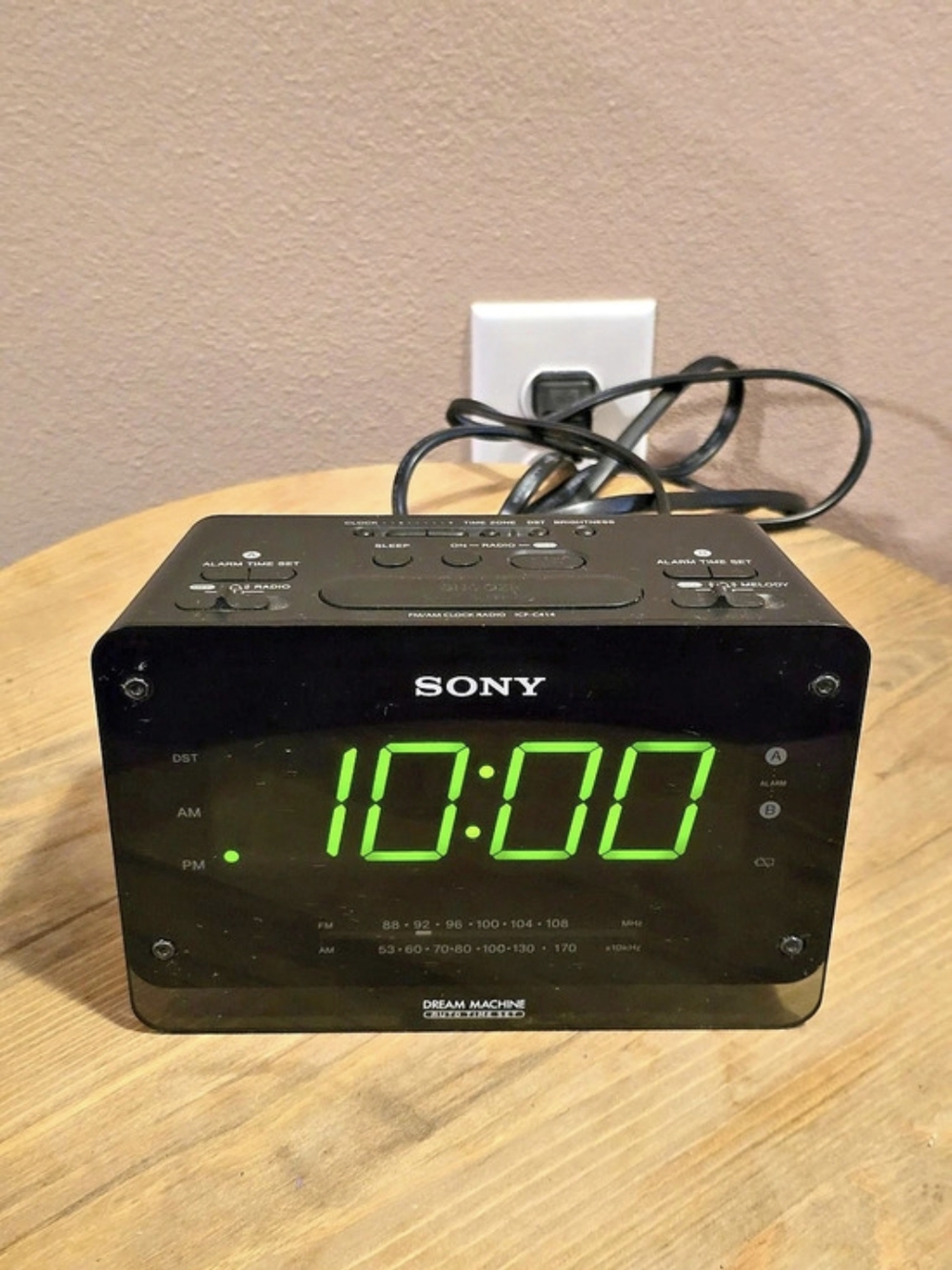 Sony Dream Machine ICF-C414 AM/FM Dual Alarm Clock Radio Tested